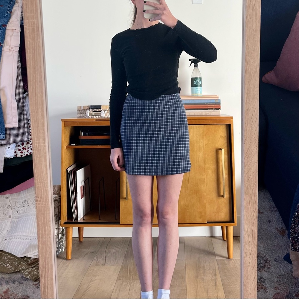 Urban Outfitters plaid mini